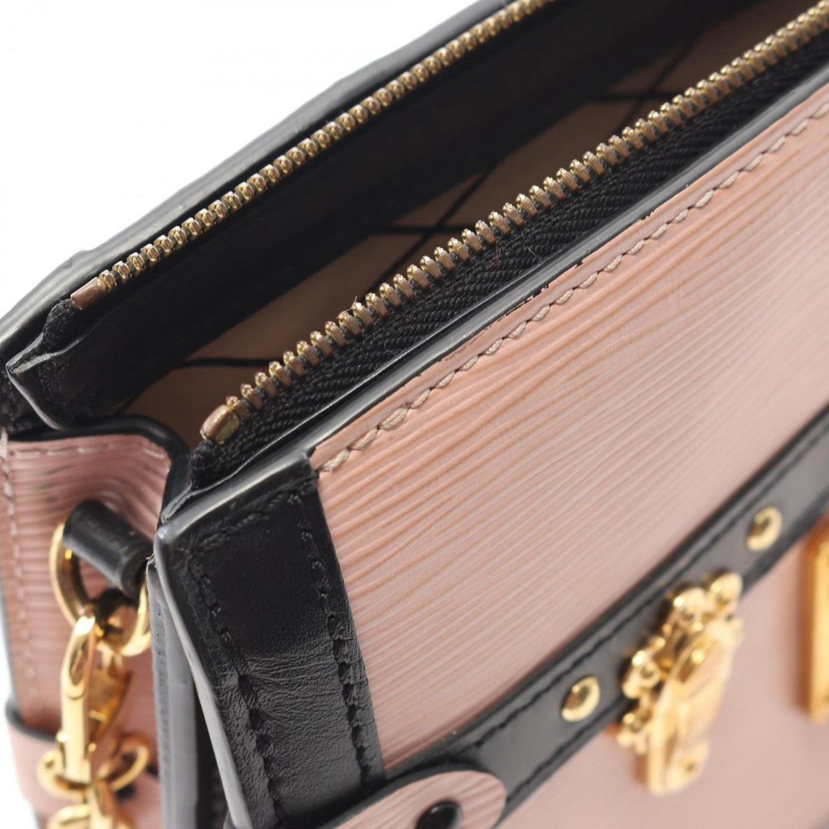 Louis Vuitton Pink Epi Leather Trunk Clutch Bag - Authentic, Pre Loved