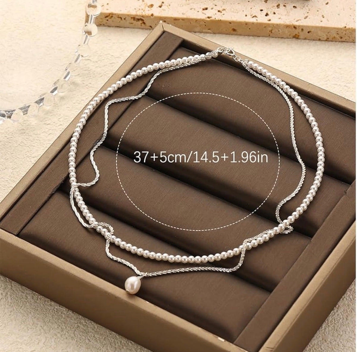 Natural Pearl Pendant 
& S925 Sterling Silver Necklace for Women | Gift for Her