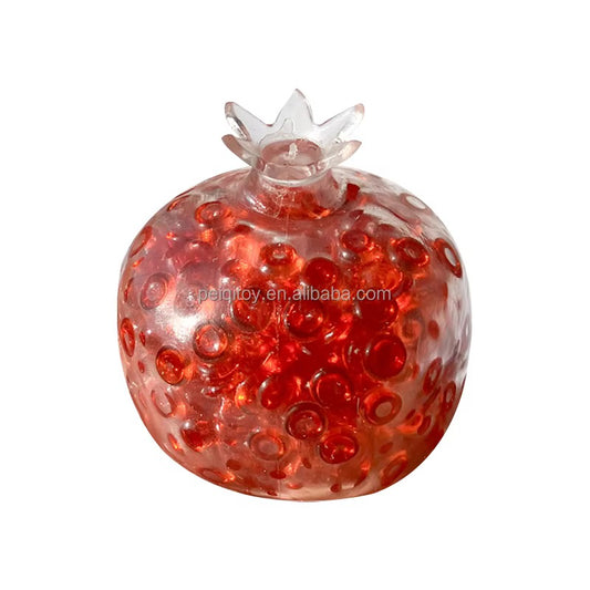 Pomegranate Bead Ball Squishies 6cm Red