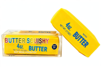 Crunchy Butter Squishy Toy 14cm Building Block & Clay Filled Sensory Fidget Toy Stress Relief