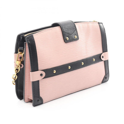 Louis Vuitton Pink Epi Leather Trunk Clutch Bag - Authentic, Pre Loved