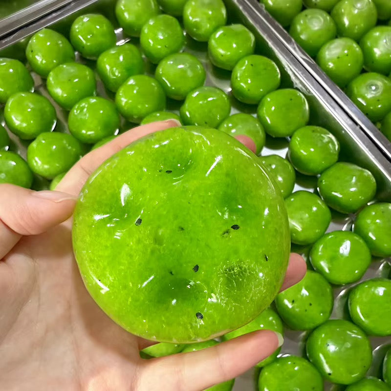 Kiwi Slushy Squishy – Moldable Vaseline & Ice Sand, Silky TPR Crunchy Sound