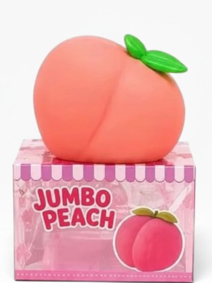 Jumbo Peach 6" Scented Squishy Squeeze Sensory Fidget Toy