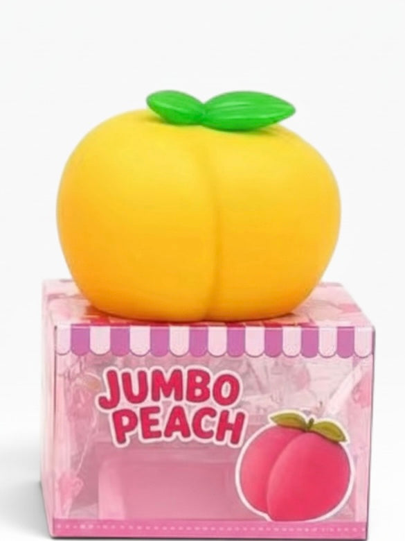 Jumbo Peach 6" Scented Squishy Squeeze Sensory Fidget Toy