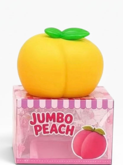 Jumbo Peach 6" Scented Squishy Squeeze Sensory Fidget Toy