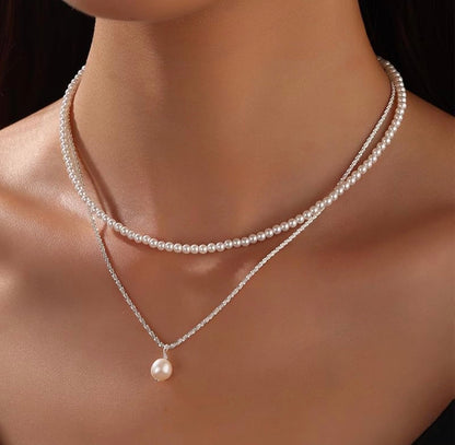 Natural Pearl Pendant 
& S925 Sterling Silver Necklace for Women | Gift for Her