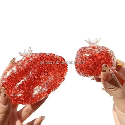 Pomegranate Bead Ball Squishies 6cm Red