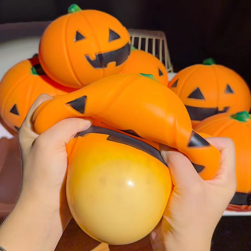 Jumbo Halloween Pumpkin Squishy Squeeze 11cm