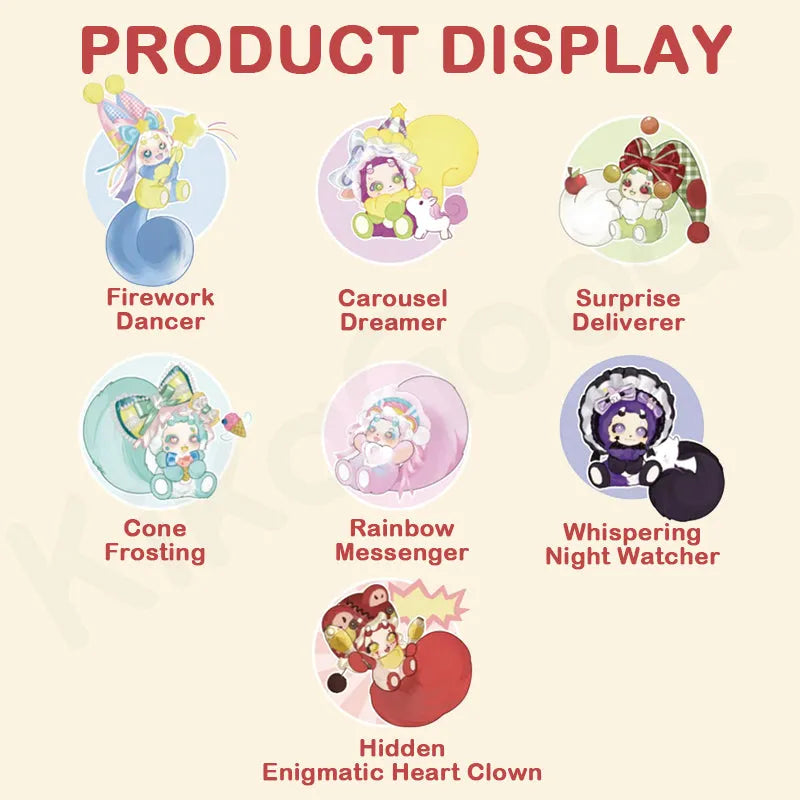 Boboco Enigma V2 Wonderland Series Plush Blind Box - Confirmed