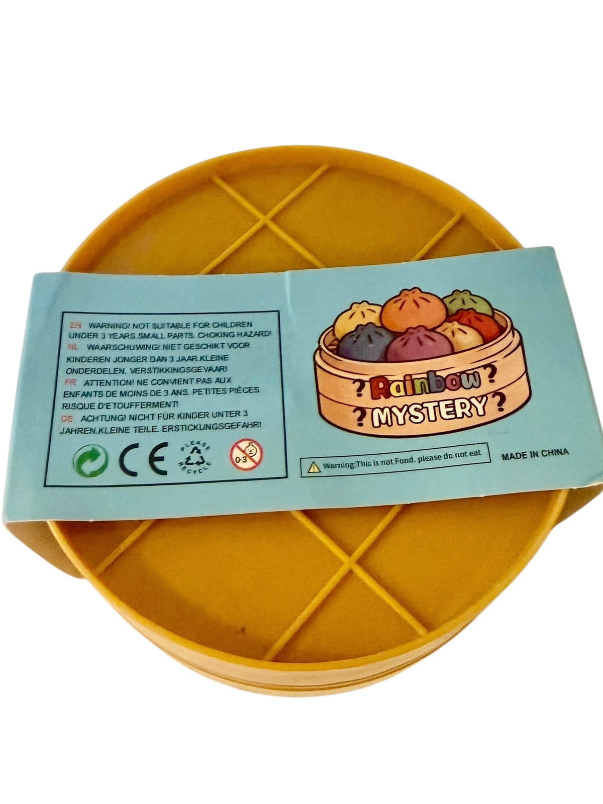 Rainbow Glitter Dumplings - Sugar Squish Squeeze 8.5cm (3.35”) Mystery Buns!